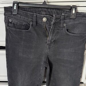 American Eagle Outfitters Men's Dark Gray Skinny Jeans
